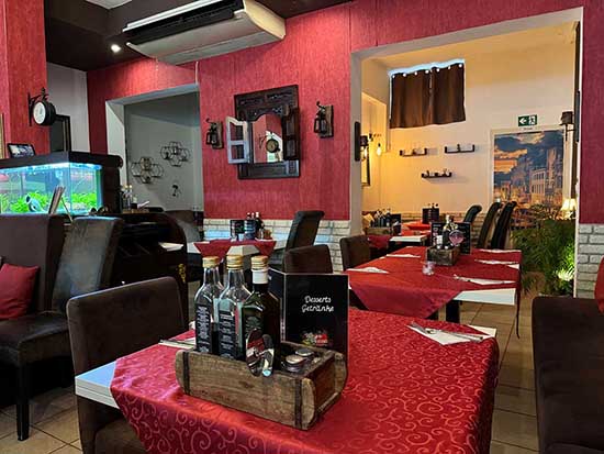 Foto Innenansicht Restaurant Tempo die Pizza