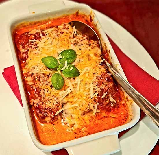 Foto Lasagne im Restaurant Tempo di Pizza